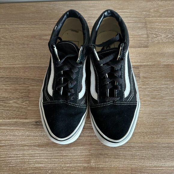 Vans Classic Old Skool Skate Sneakers Black Womens Size 7 - Picture 5 of 8